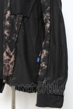 画像3: nine nuts / バイカラータイダイシャツ  黒 Y-26-03-01-150-PU-TO-SZ-ZY