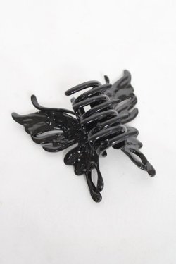 画像2: PUNK / バタフライヘアクリップ  黒 Y-26-03-01-021-PU-ZA-SZ-ZY