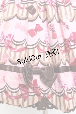 画像6: BABY, THE STARS SHINE BRIGHT / Bon-Bon Chocolat Dance Dance Dance柄カフェミルクジャンパースカート  ピンク Y-26-03-01-155-BA-OP-SZ-ZY