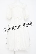 Angelic Pretty / Sugar Cottonワンピース  白 Y-26-03-01-157-AP-OP-SZ-ZY
