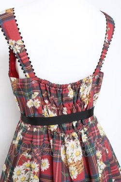 画像4: Emily Temple cute / マーガレットタータンノースリーブワンピース  赤 Y-26-03-01-158-ET-OP-SZ-ZY