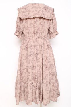 画像2: m petit by misako / トワルドジュイセーラーワンピース  ピンク Y-26-03-01-159-LO-OP-SZ-ZY