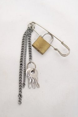 画像1: PUNK / 南京錠ピン   Y-26-03-01-023-PU-ZA-SZ-ZY