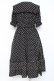 画像2: m petit by misako / 梨地水玉半袖ワンピース  黒 Y-26-03-01-160-LO-OP-SZ-ZY (2)