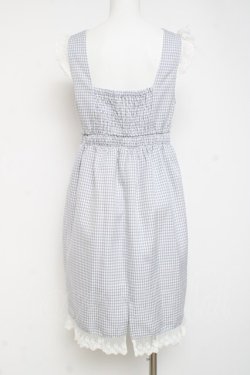 画像2: axes femme kawaii / チェック柄タイトジャンパースカート M ラベンダー Y-26-03-01-166-AX-BL-SZ-ZY