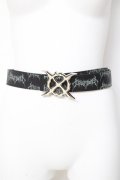 PUNK / プリント入りベルト  黒 Y-26-03-01-025-PU-ZA-SZ-ZY