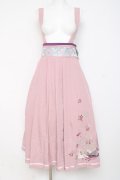 Amavel / 鈴猫みくじの縁結スカート F ピンク Y-26-03-01-170-CA-SK-SZ-ZY