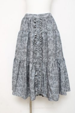 画像1: m petit by misako / NINA'S RVパニエスカート  グレー Y-26-03-01-173-LO-SK-SZ-ZY