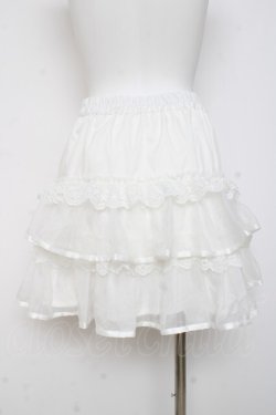 画像2: axes femme POETIQUE / ボリュームティアードミニスカート M 白 Y-26-03-01-175-AX-SK-SZ-ZY