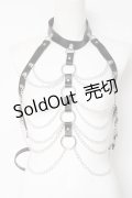 PUNK / チェーンデザインハーネスベルト  黒 Y-26-03-01-026-PU-ZA-SZ-ZY