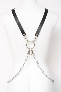 画像2: PUNK / チェーンリングハーネス  黒 Y-26-03-01-027-PU-ZA-SZ-ZY