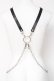 画像2: PUNK / チェーンリングハーネス  黒 Y-26-03-01-027-PU-ZA-SZ-ZY (2)