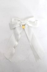 画像1: Angelic Pretty / Shinyリボンクリップ  白 Y-26-03-01-036-AP-AC-SZ-ZT636-F004 (1)