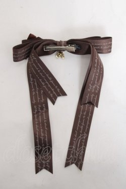 画像2: LOTUS ribbon / リボンクリップ  ブラウン Y-26-03-01-042-EL-AC-SZ-ZY