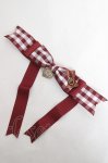 画像1: LOTUS ribbon / リボンクリップ  ワイン Y-26-03-01-043-EL-AC-SZ-ZT636-F004 (1)