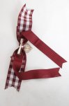画像2: LOTUS ribbon / リボンクリップ  ワイン Y-26-03-01-043-EL-AC-SZ-ZT636-F004 (2)
