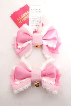 画像1: Angelic Pretty / 配色リボンクリップSet  ピンク Y-26-03-01-045-AP-AC-IG-ZY
