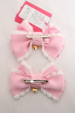 画像2: Angelic Pretty / 配色リボンクリップSet  ピンク Y-26-03-01-045-AP-AC-IG-ZY