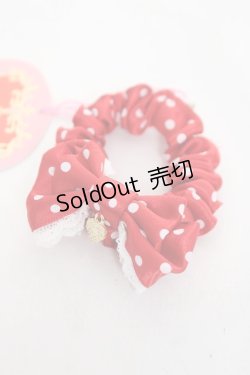 画像1: BABY, THE STARS SHINE BRIGHT / My Sweet Baby Cafe ミニ シュシュ  えんじ Y-26-03-01-046-BA-AC-IG-ZY