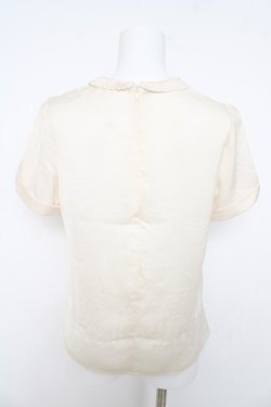 画像2: Fi.n.t / シフォンカットソー  生成り Y-26-03-03-043-CA-BL-SZ-ZY