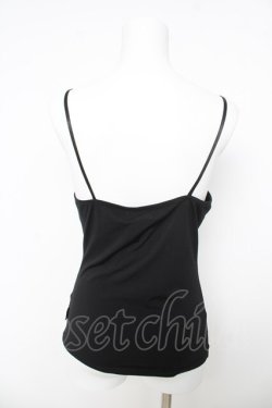 画像2: Ozz On / 薔薇刺繍キャミソール  黒 Y-26-03-03-048-OO-TO-SZ-ZY