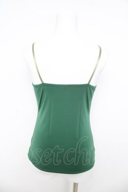 画像2: Ozz Croce / スカル刺繍キャミ  グリーン Y-26-03-03-052-OO-TO-SZ-ZY