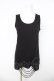 画像1: ALGONQUINS / 裾ダメージタンクトップ F 黒 Y-26-03-03-055-AL-TO-SZ-ZY (1)