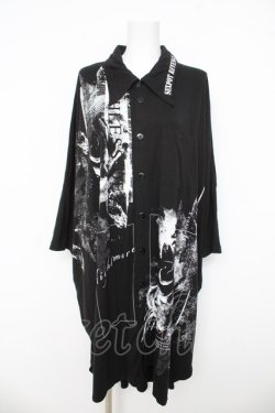 画像1: SEX POT ReVeNGe / グラフィックBIGシャツ L ブラック Y-26-03-03-063-SP-TO-SZ-ZY