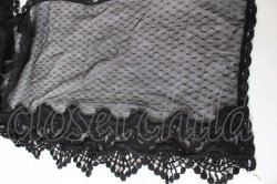 画像2: BPN / ドットチュールレースストール  ブラック Y-26-03-03-005-GO-ZA-SZ-ZY