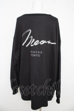 画像2: TRAVAS TOKYO / Playful cat Super big プルオーバー F ブラック Y-26-03-03-070-PU-TO-SZ-ZY