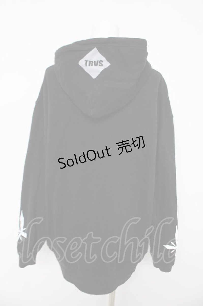 画像2: TRAVAS TOKYO / FURRY BEARプルオーバーパーカー F ブラック/ブルー Y-26-03-03-072-PU-TO-SZ-ZY (2)