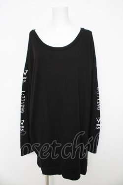 画像1: SEX POT ReVeNGe / RS BLACK BIGプルオーバー L ブラック Y-26-03-03-074-SP-TO-SZ-ZY