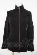 Ozz Croce / ハイネックZIPパーカー  黒 Y-26-03-03-076-OO-TO-SZ-ZY