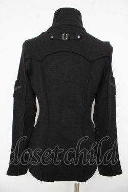 画像2: Ozz Croce / ハイネックZIPパーカー  黒 Y-26-03-03-076-OO-TO-SZ-ZY