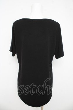 画像2: Ozz Croce / 龍プリントVネックトップス  黒 Y-26-03-03-077-OO-TO-SZ-ZY