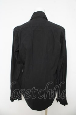 画像2: SEXY DYNAMITE LONDON / フロントフリルブラウス men's F ブラック Y-26-03-03-083-PU-BL-SZ-ZY