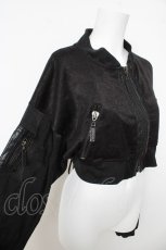 画像3: Qutie Frash /  バックメッシュショートトップス  黒 Y-26-03-03-087-QU-TO-SZ-ZY (3)