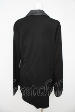 画像2: SEX POT ReVeNGe / レザー切替ジャケット L ブラック/グレー Y-26-03-03-088-SP-JA-SZ-ZY