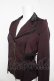 画像3: Ozz oneste / ピンストライプジャケット  ワイン Y-26-03-03-090-OO-JA-SZ-ZY (3)