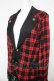 画像3: ALGONQUINS / チェックフリルジャケット 2 レッド/ブラック Y-26-03-03-093-AL-JA-SZ-ZY (3)