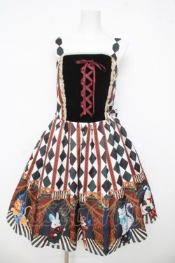 画像1: axes femme kawaii / ドールズサーカスジャンスカ M 黒 Y-26-03-03-103-AX-OP-SZ-ZY