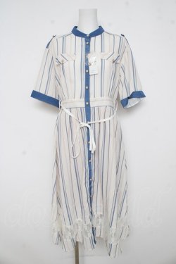 画像1: axes femme / レース切替ワンピース  白 Y-26-03-03-107-AX-OP-SZ-ZY