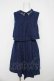 画像1: axes femme / ストライプワンピース  紺 Y-26-03-03-108-AX-OP-SZ-ZY (1)