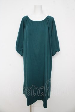画像1: axes femme / リラックスワンピース  グリーン Y-26-03-03-111-AX-OP-SZ-ZY
