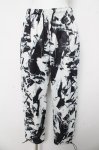 画像1: REFLEM / 総柄イージーパンツ F ブラック/ホワイト Y-26-03-03-112-PU-PA-SZ-ZY (1)