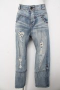 ALGONQUINS / ダメージデニムパンツ F ウォッシュ Y-26-03-03-115-AL-PA-SZ-ZY