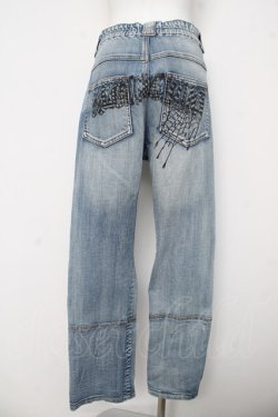 画像2: ALGONQUINS / ダメージデニムパンツ F ウォッシュ Y-26-03-03-115-AL-PA-SZ-ZY