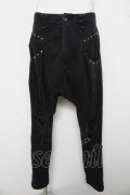 ALGONQUINS / ダメージデニムサルエルパンツ F ブラック Y-26-03-03-117-AL-PA-SZ-ZY
