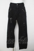 ALGONQUINS / ダメージデニムパンツ F ブラック Y-26-03-03-118-AL-PA-SZ-ZY