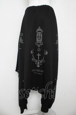 画像2: SEX POT ReVeNGe / プリントフラップサルエルパンツ L 黒 Y-26-03-03-120-SP-PA-SZ-ZY